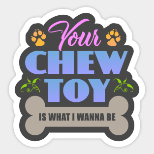 Chew Toy Sticker